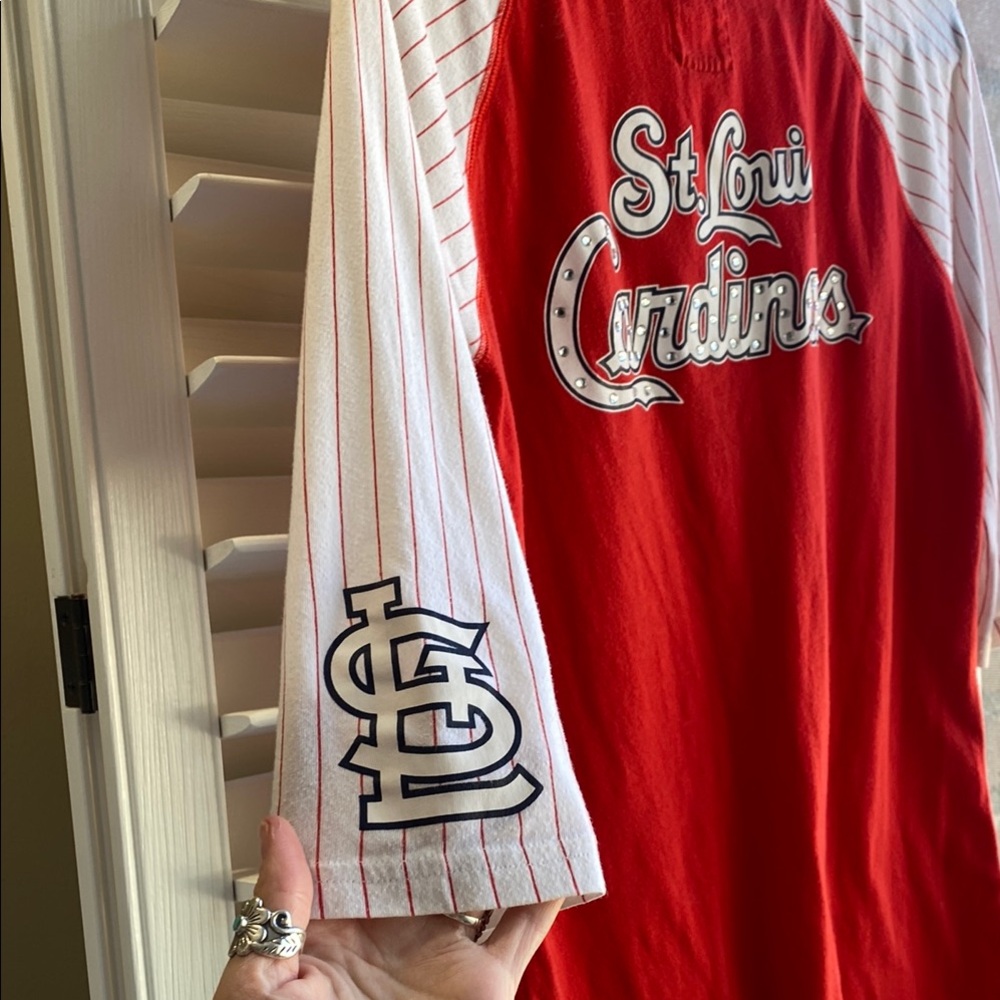 ⚾️ Victoria’s Secret baseball t-shirt St. Lewis Cardinals Swarovski